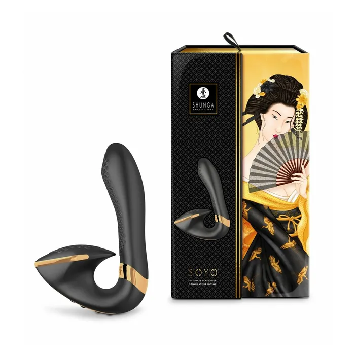 Massaggiatore Shunga Soyo Nero | Shunga Vibrators Massaggiatore Shunga Soyo Nero | Shunga Vibrators