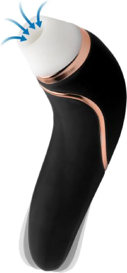 Vibrators XR Brands Shegasm Deluxe Clitoral Stimulator And Vibe Black