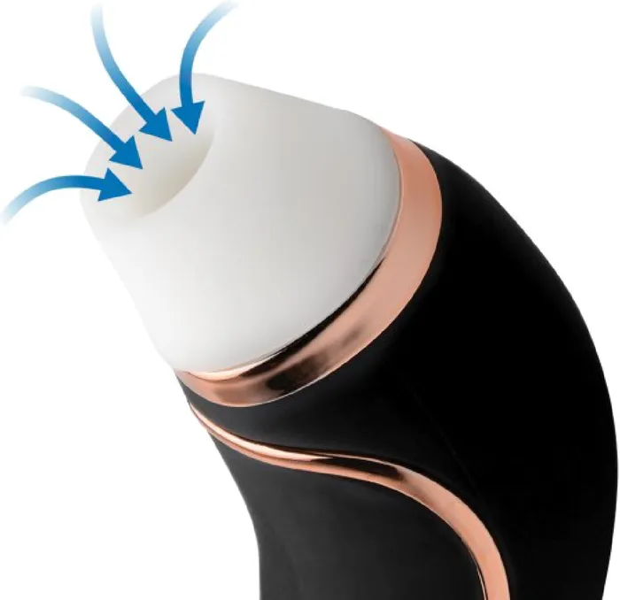 Vibrators XR Brands Shegasm Deluxe Clitoral Stimulator And Vibe Black