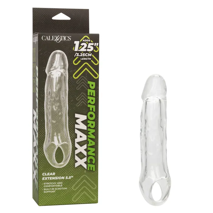 Anal Calexotics Performance Maxx Clear Extension 55 Inch Clear Anal Calexotics Performance Maxx Clear Extension 55 Inch Clear