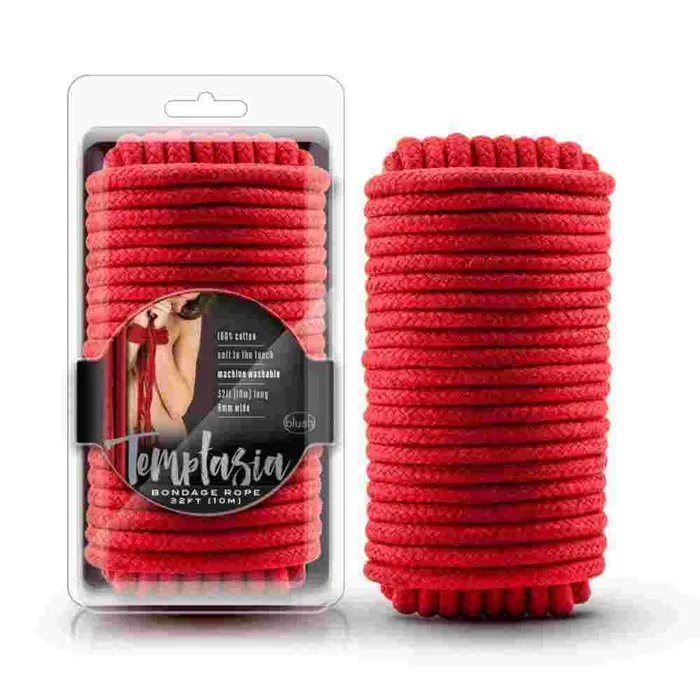 Blush Temptasia Bondage Rope 32 Feet BLUSH Vibrators