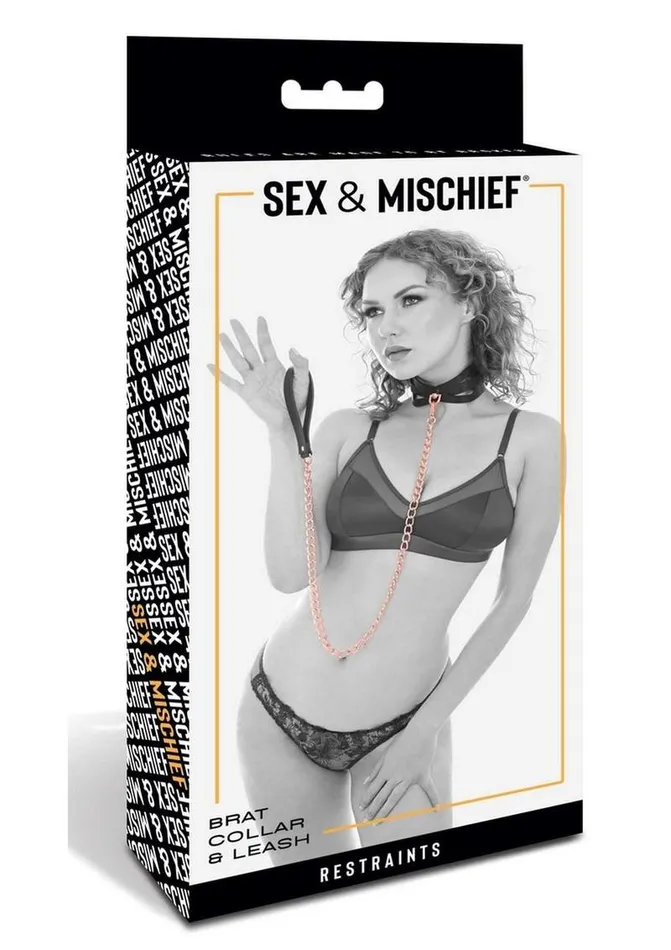 Couples Sex and Mischief Sex and Mischief Brat Collar Andamp Leash