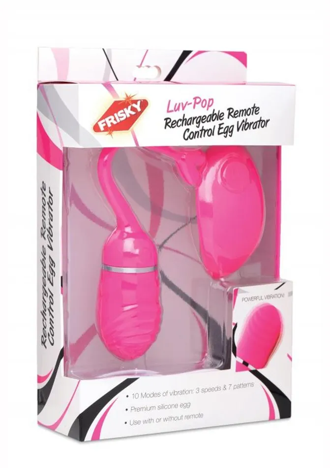 Frisky Frisky LuvPop Rechargeable Remote Control Egg Vibrator Female Sex Toys