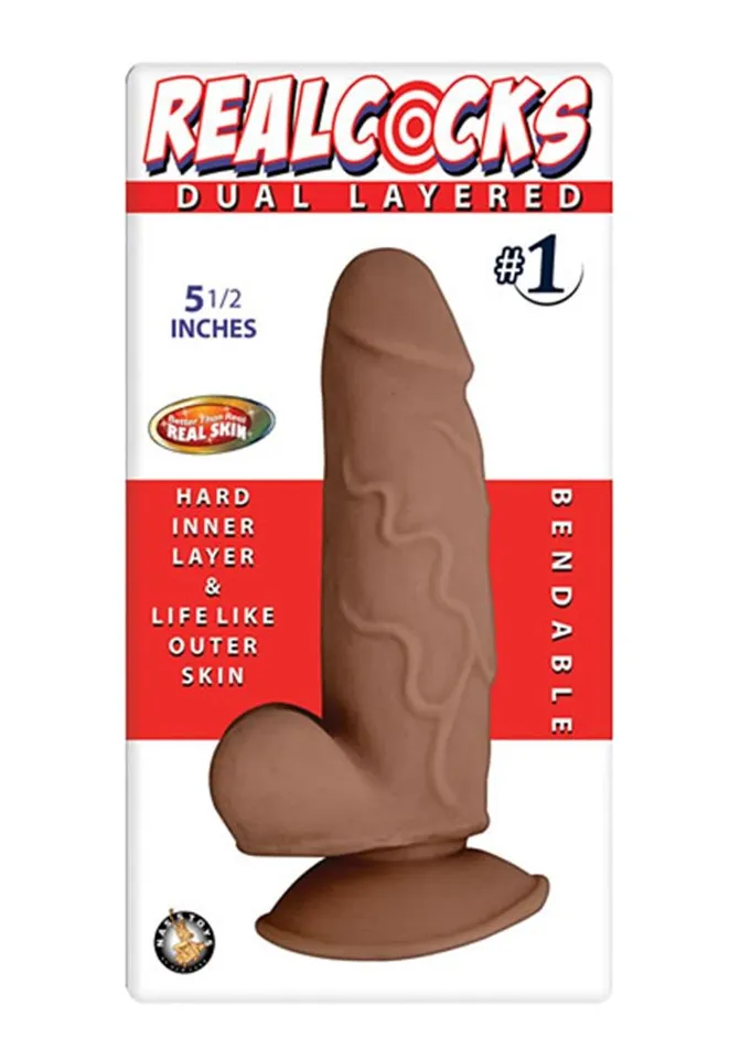Realcocks Realcocks Dual Layered 1 Bendable Dildo Dildos Realcocks Realcocks Dual Layered 1 Bendable Dildo Dildos