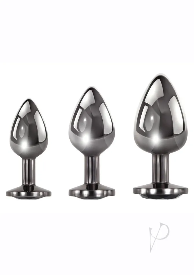 Black Gem Anal Plug Set Evolved Anal