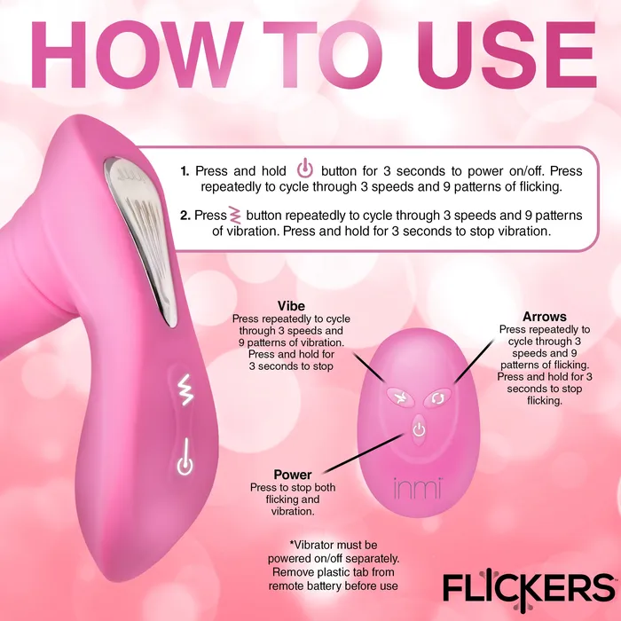 Female Sex Toys Gflick Gspot Flicking Vibrator w Remote XR Brands