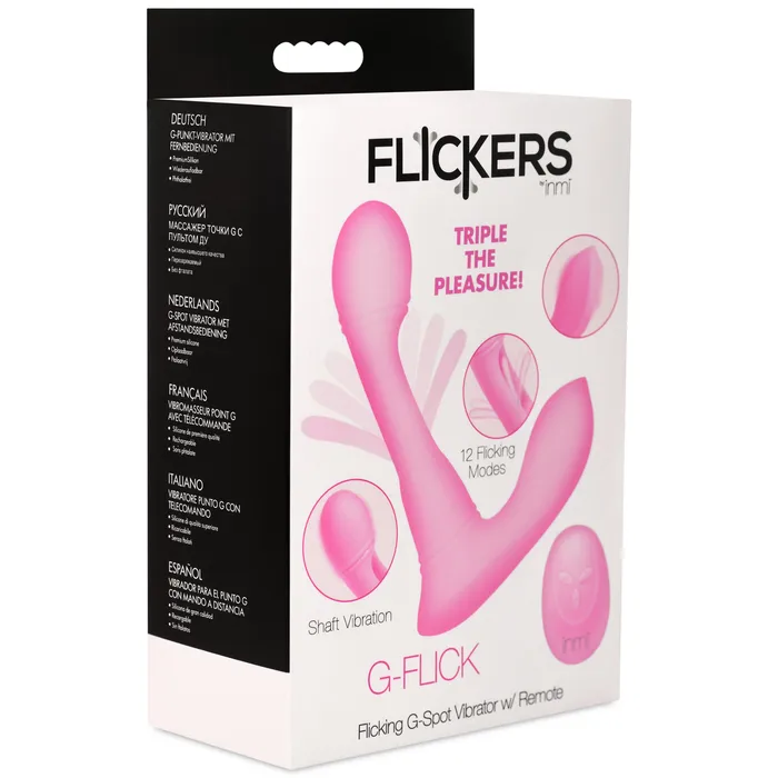 Female Sex Toys Gflick Gspot Flicking Vibrator w Remote XR Brands
