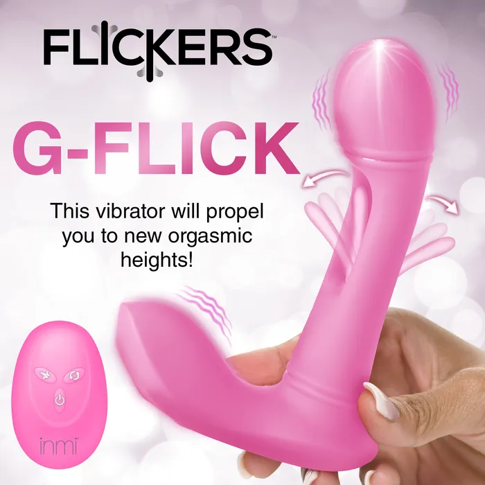 Female Sex Toys Gflick Gspot Flicking Vibrator w Remote XR Brands