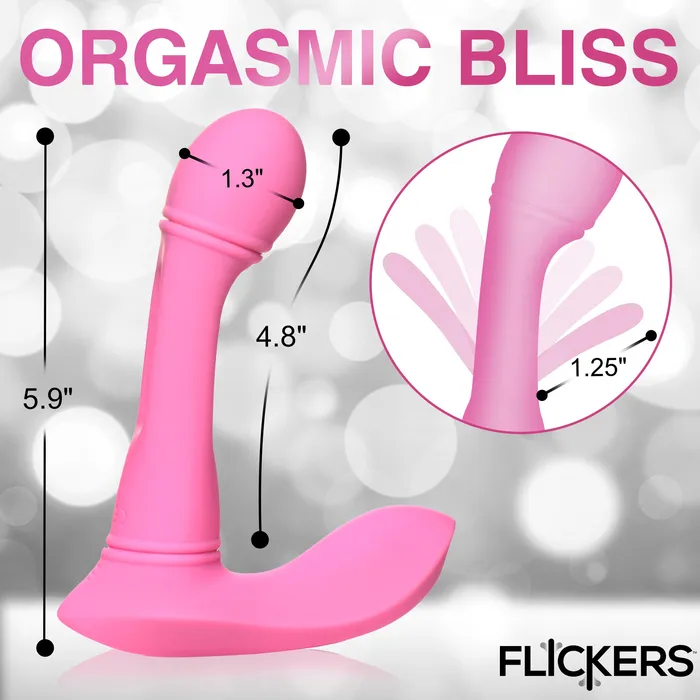 Female Sex Toys Gflick Gspot Flicking Vibrator w Remote XR Brands
