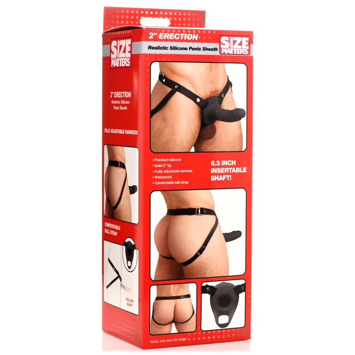 Male Sex Toys 2 Realistic Penis Sheath XR Brands