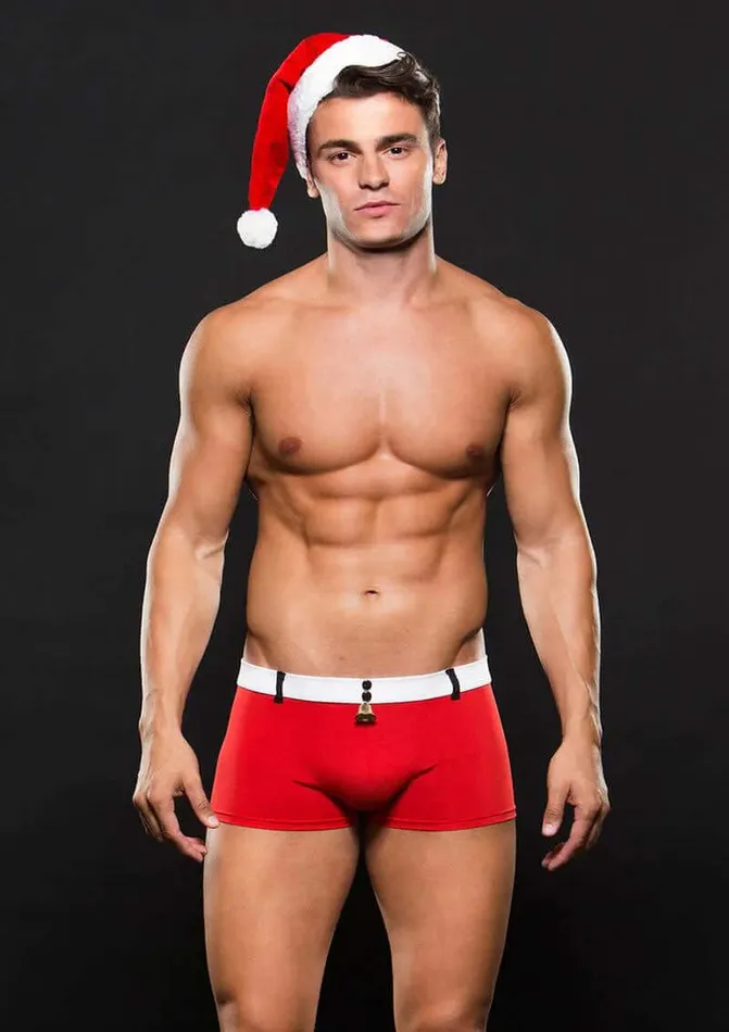 Envy Menswear Anal 2 Piece Sexy Santa Set Largexlarge Red