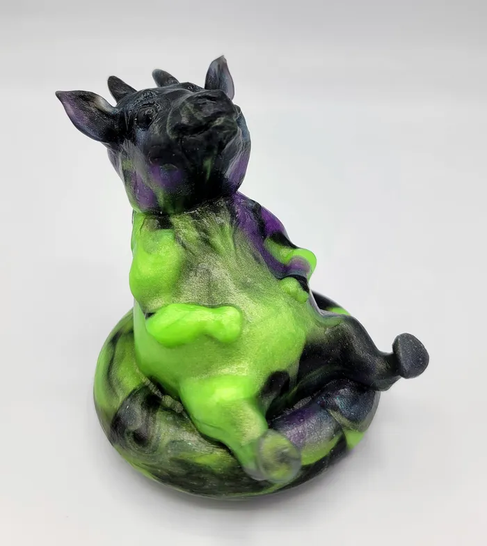 From The Edge Toys Female Sex Toys Floatie Goat GITD Medium silicone GT005