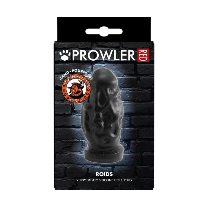 Prowler Red Anal Prowler RED By Oxballs Roids Butt Plug Black