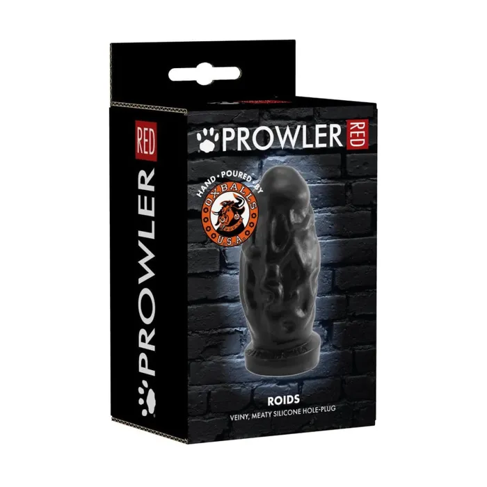 Prowler Red Anal Prowler RED By Oxballs Roids Butt Plug Black