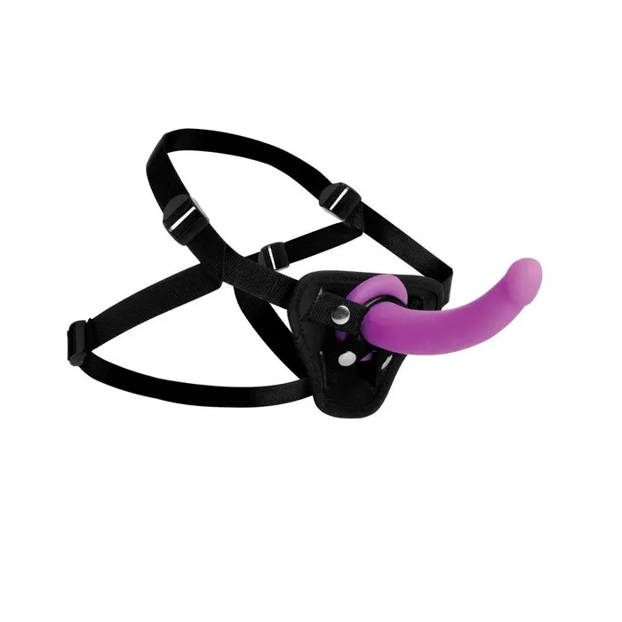 XR Brands Female Sex Toys Navigator Silicone GSpot Dildo with Harness Pegging Strapon XR Brands Female Sex Toys Navigator Silicone GSpot Dildo with Harness Pegging Strapon