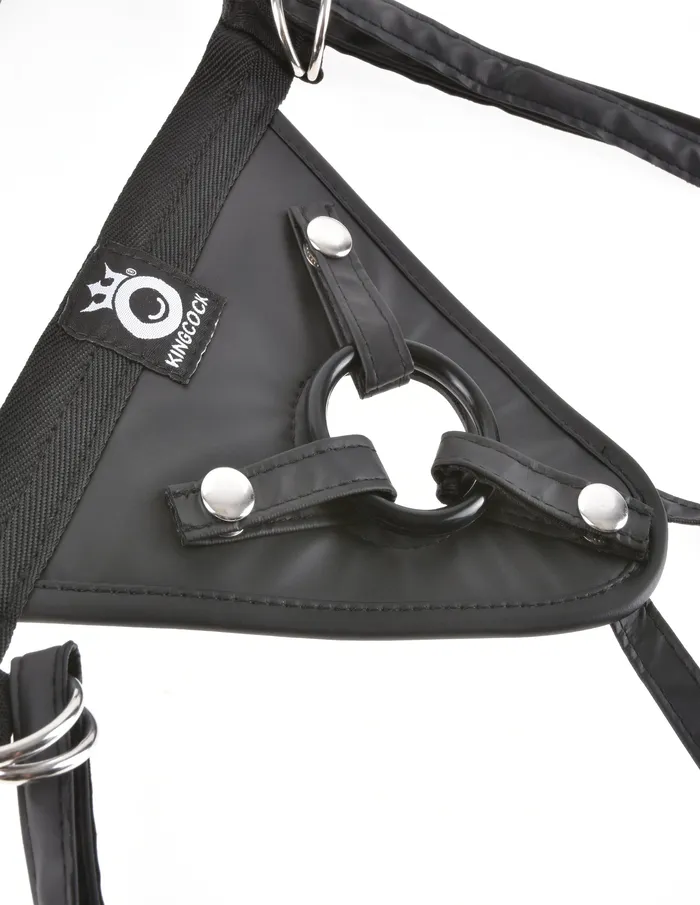 Pipedream Female Sex Toys StrapOn Fun King Cock Harness with SuctionCup Base