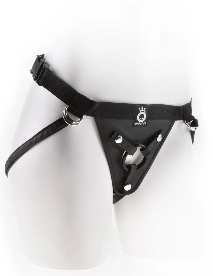 Pipedream Female Sex Toys StrapOn Fun King Cock Harness with SuctionCup Base