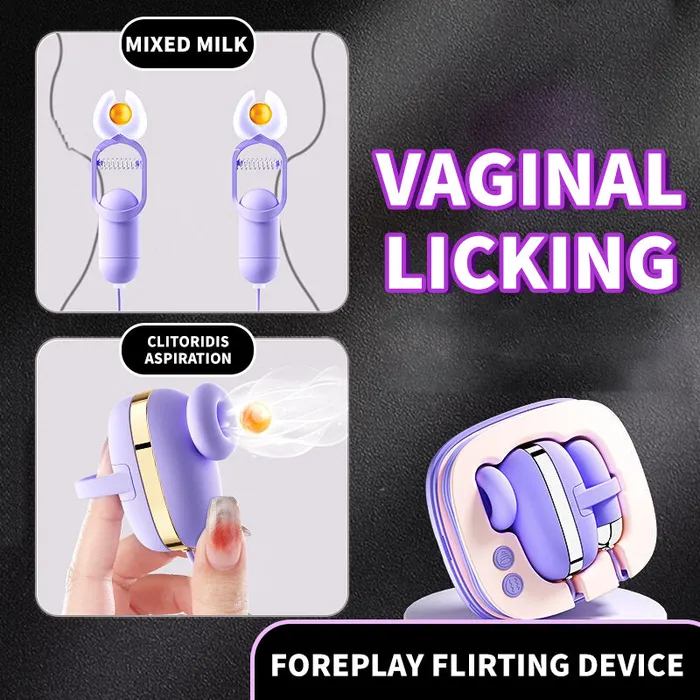 Female Sex Toys Lurevibe Lurevibe Magic Box Mini Sucking Vibrator Waterproof Stimulator