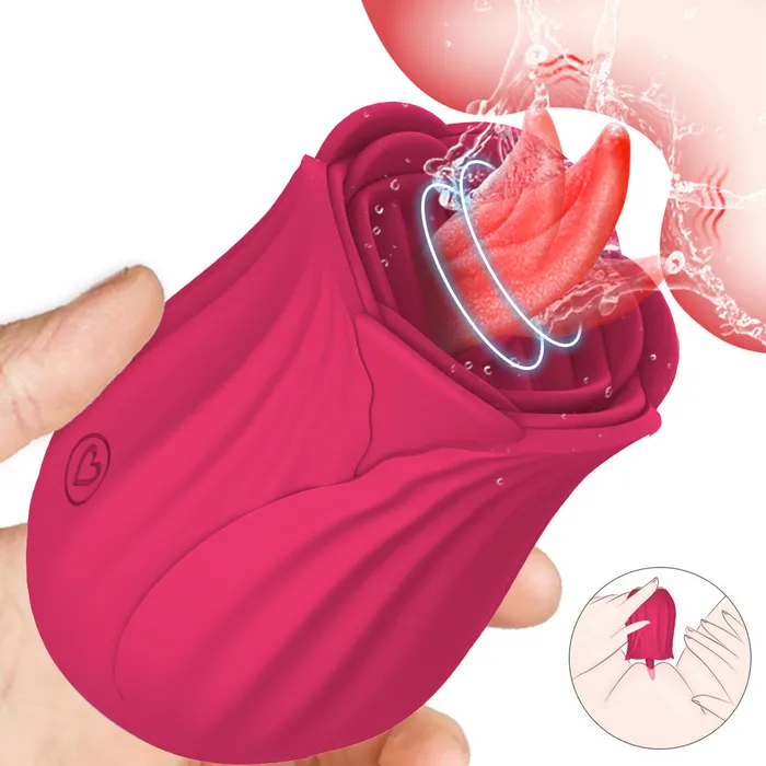Lurevibe New Rose Tonguelicking Vibrator Lurevibe Vibrators