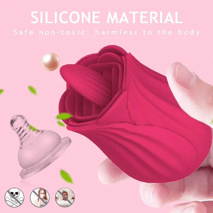 Lurevibe New Rose Tonguelicking Vibrator Lurevibe Vibrators