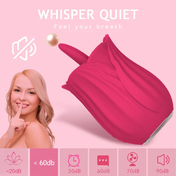 Lurevibe New Rose Tonguelicking Vibrator Lurevibe Vibrators