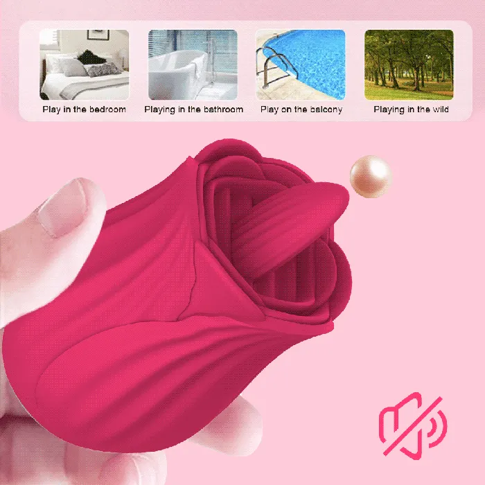 Lurevibe New Rose Tonguelicking Vibrator Lurevibe Vibrators