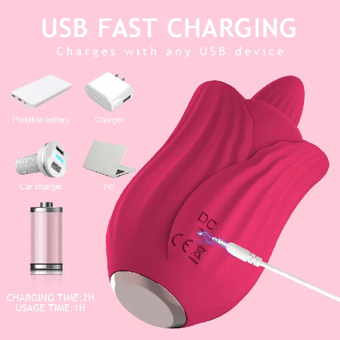 Lurevibe New Rose Tonguelicking Vibrator Lurevibe Vibrators